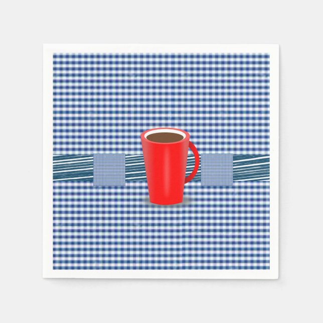 Papier Servietten Tasse (Vorderseite)