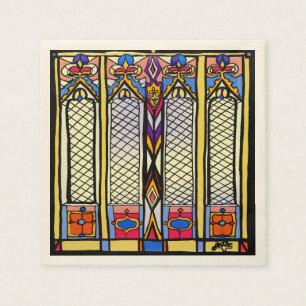Papier Serviettes en verre souillé