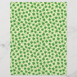 Papier Shamrock Jour de la Saint Patrick scrapbook