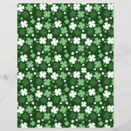 Papier Shamrock vert, Livre de la Saint-Patrick