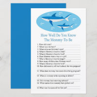 Shark Tu connais bien le jeu baby shower