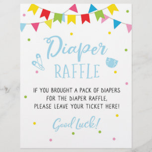 Papier SIGNER Déchets Raffin Baby shower partie Jeu