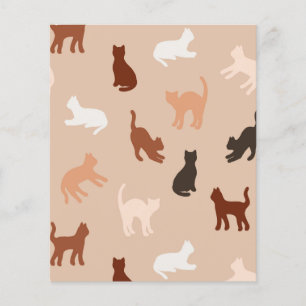 Papier Silhouette de chat