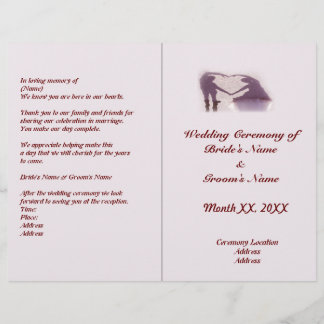 Papier Silhouette de couple nuptiale Coeur en Mariage de