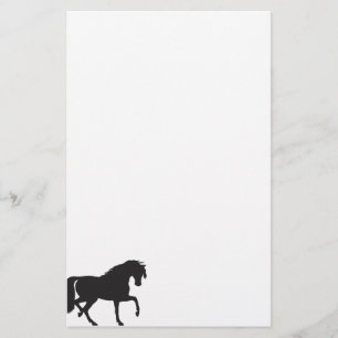 Papier Silhouette du cheval