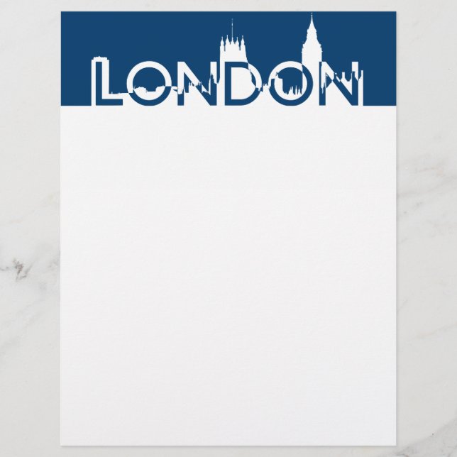 Papier Silhouette londonienne (Devant)