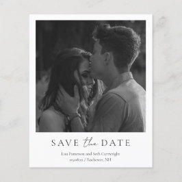 Papier Simple élégante photo budget mariage Enregistrer l