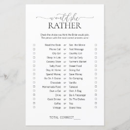 Papier Simple Minimal Voudrait-Elle Plutôt Fête des marié