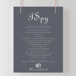 Papier Simple Soirée Boho I Spy Mariage Jeu