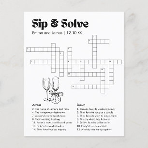 Papier Sip Personnalisé Et Résoudre Le Mot De Mariage Cro
