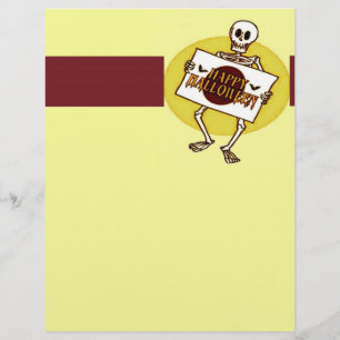 Papier Skeleton d'Halloween
