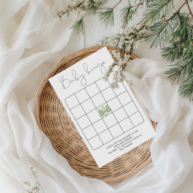 Papier Ski Dans Le Baby shower De La Parenthood Jeu De Bi (Créateur téléchargé)