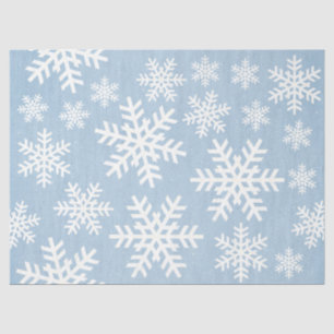 Papier Snowflake Blue Holiday Nahtlose Muster
