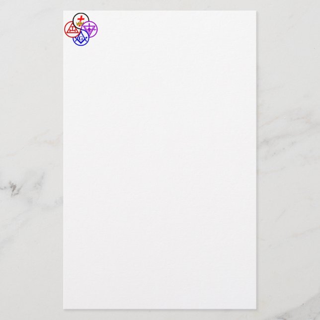 Papier Soleil de rite de York (Devant)