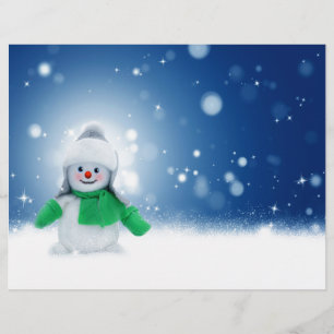 Papier Souhaits de Snowman