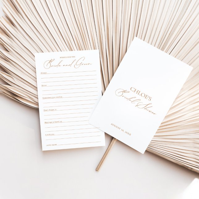 Papier Souhaits Pour Le Jeu De Fête des mariées De Mariée (Créateur téléchargé)