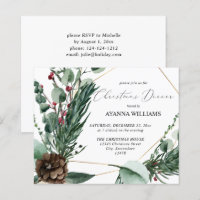Souper de Noël Budget Winter Berries & Pine