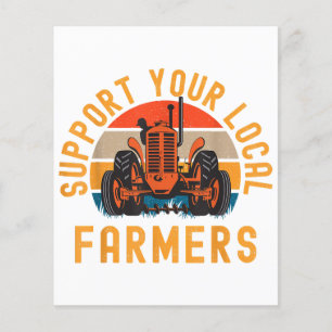 Papier Soutenez Vos Agriculteurs Locaux, Agricole Et Ranc