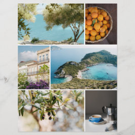 Papier Southern Europe travel Scrapbook paper for cutouts