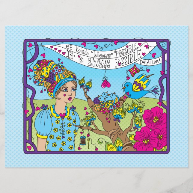 Papier Soyez aimable chaque fois que possible_Feuille pap (Devant)