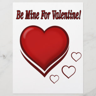 Papier Soyez mien pour Valentine
