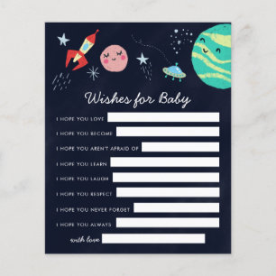 Papier Space Galaxy Wives for Baby Card