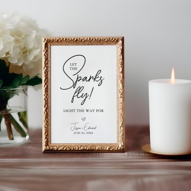 Papier Sparkler Envoyer Laisser Les Étincelles Voler Noir (Créateur téléchargé)