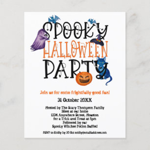 PAPIER   Spooky Halloween-Party Einladung