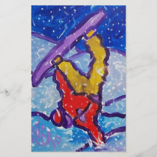 Papier Sports de neige par Piliero