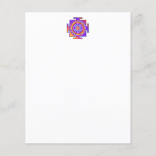 Papier Sri Yantra - Symbole hindouiste Design 1