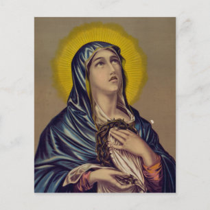 Papier Stabat Mater Notre-Dame des Douleurs Art Devotionn