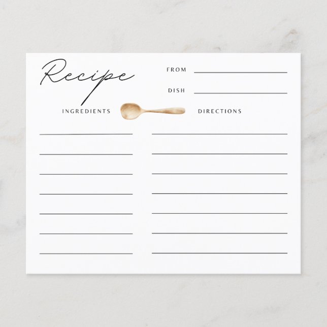 Papier Stock de la Fête des mariées de cuisine Recette Ca (Devant)