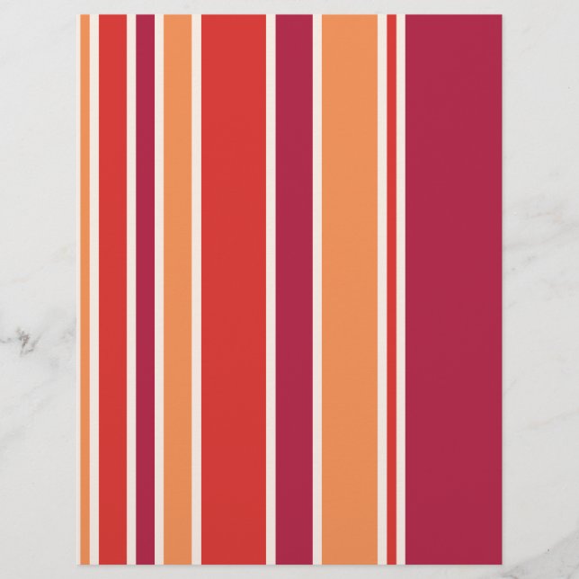 Papier Stripes de Pomegrenate (Devant)