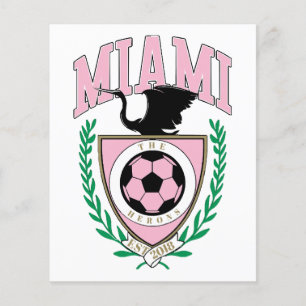 Papier Style Varsity de football de Miami