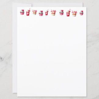 Papier Sucreries Pour Vous Cupcakes Boissons Gâteaux Cœur