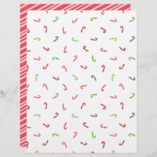 Papier Sucres de canne multicolores et bloc-notes rouge