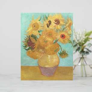 Papier Sunflowers Vincent van Gogh