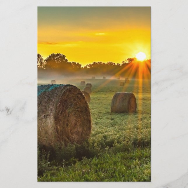 Papier Sunrise et Bales (Devant)