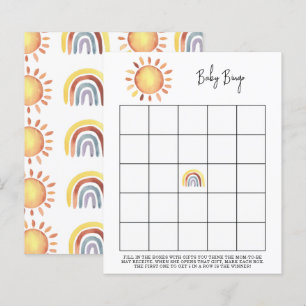 Papier Sunshine Baby shower jeu de bingo