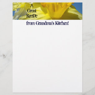 Papier Superbe Recette de la Cuisine de Grand-Mère ! papi