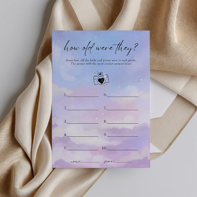 Papier Sur Cloud 9 Quel Âge Ont-Ils Été Fête des mariées  (Créateur téléchargé)