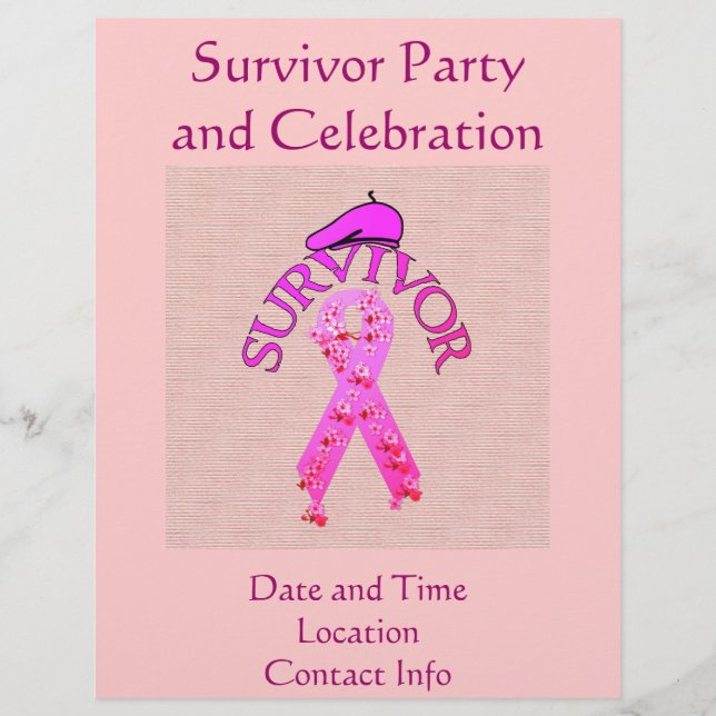Papier Survivant du cancer du sein (Devant)