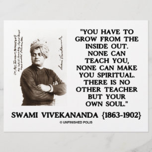 Papier Swami Vivekananda Grandit De L'Intérieur De Son Pr