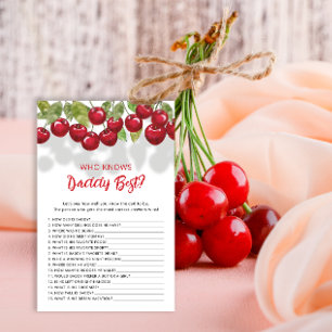Papier Sweet Cherry Qui Connaît Daddy Meilleur Jeu