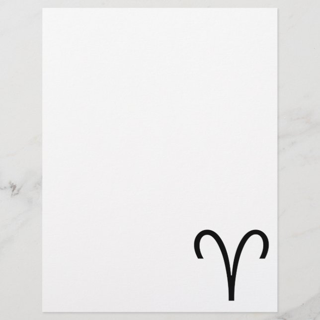 Papier Symbole Aries (Devant)