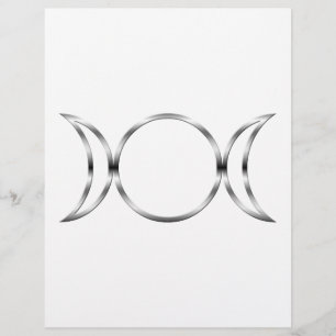 Papier Symbole de la déesse triple de Falln Pagan