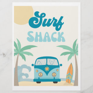 Papier SYMBOLE surf   Signature de la partie Surf   Beach