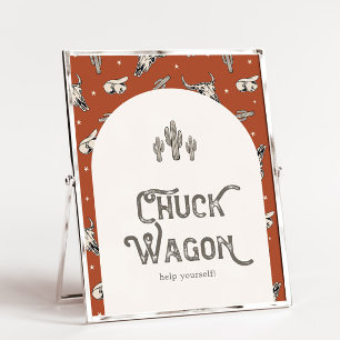 Papier Symbole Wagon de Chuck Ouest sauvage 8x10 imprimé
