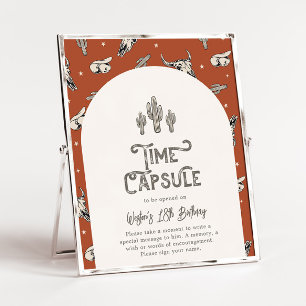 Papier Symbole Wild West Birthday Time Capsule