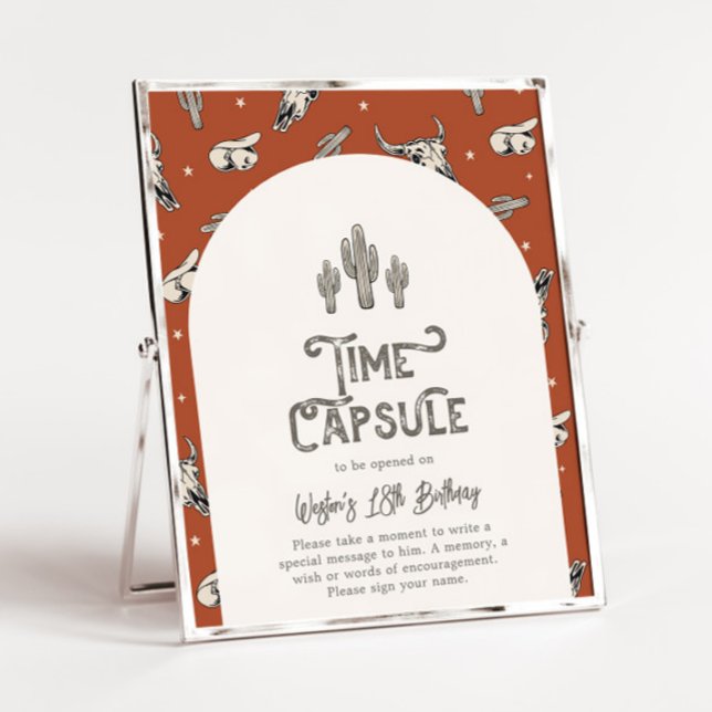 Papier Symbole Wild West Birthday Time Capsule (Créateur téléchargé)